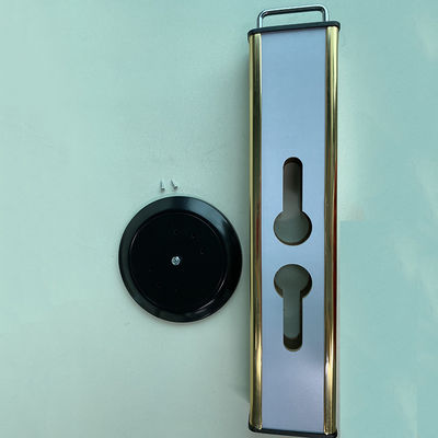 Aluminum Alloy and Wood Fingerprint Door Lock Display Stand 120x610mm 3.5kg 60mm Thickness
