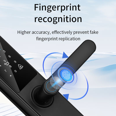 S821max Camera Smart Lock with Tuya App Remote Contorl Fingerprint Card Code Key Multi Unlock Way Smart Home Door Lock