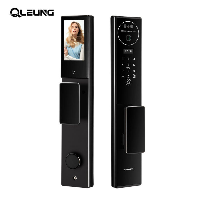 Qleung S555 Fully Automatic Intelligent Lock Active Video Calling Via Tuya App Smart Home Door Lock