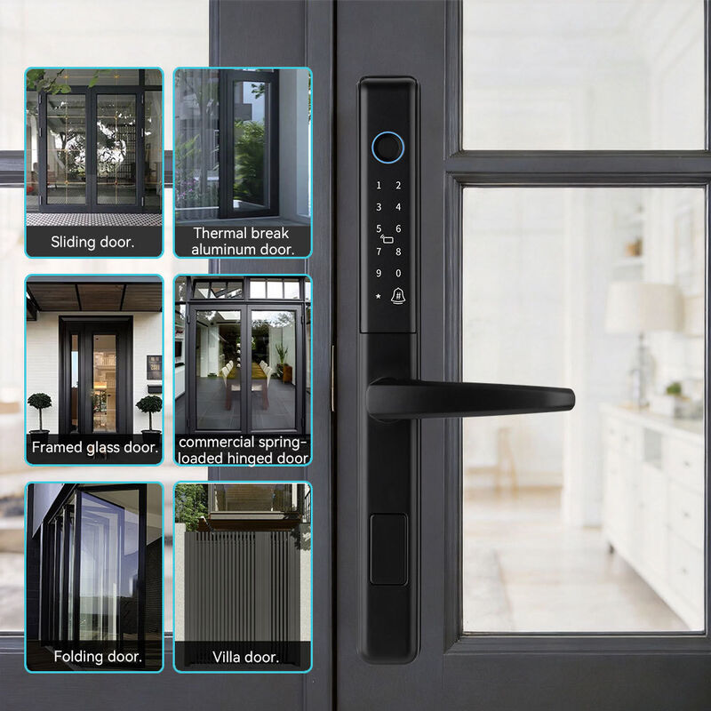 Qleung S609 Silm Lock Waterproof Smart Home Door Lock Tuya door lock