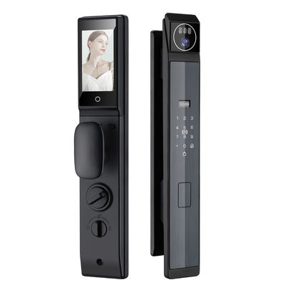 อลูมิเนียมสลัด วิดีโอ Intercom ประตูล็อค 3 มิติ ใบหน้า ID ประตูล็อค