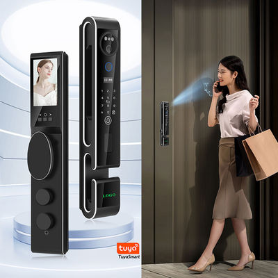 3D Face Intelligent Door Lock S666 พร้อมอินเตอร์คอมล็อคประตูหรู