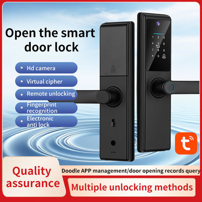 กล้องล็อคประตูสมาร์ท 5050 ล็อครหัสรหัสลายนิ้วมือ Mortise