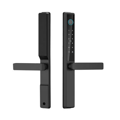 ล็อคประตูอลูมิเนียมบานเลื่อนกันน้ำกลางแจ้ง TTlock Tuya Wifi Smart Lock พร้อมการ์ด ลายนิ้วมือ รหัสผ่าน