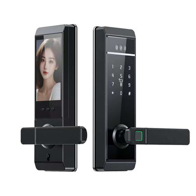 Qleung S810max สมาร์ทโฮมล็อค พร้อมการ์ด รหัส กุญแจ ลายนิ้วมือ ฝ่ามือ รหัสผ่าน หลายวิธีในการปลดล็อก