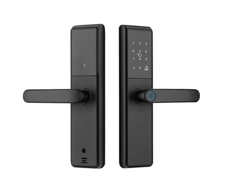 Qleung S851 Smart Door Lock Tuya Wifi Smart Remote Control รหัสปริมาณนิ้วมือ รหัสผ่านบัตรกุญแจสําหรับโรงแรม คอนโด สํานักงาน