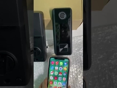 เปิดล็อคด้วย TTLOCK/TUYA BLE App แผนการ์ดลายนิ้วมือ คะแนนผ่าน คีย์ USB Port สีดํา/เงิน